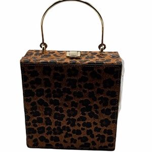 Leopard Box Style Purse